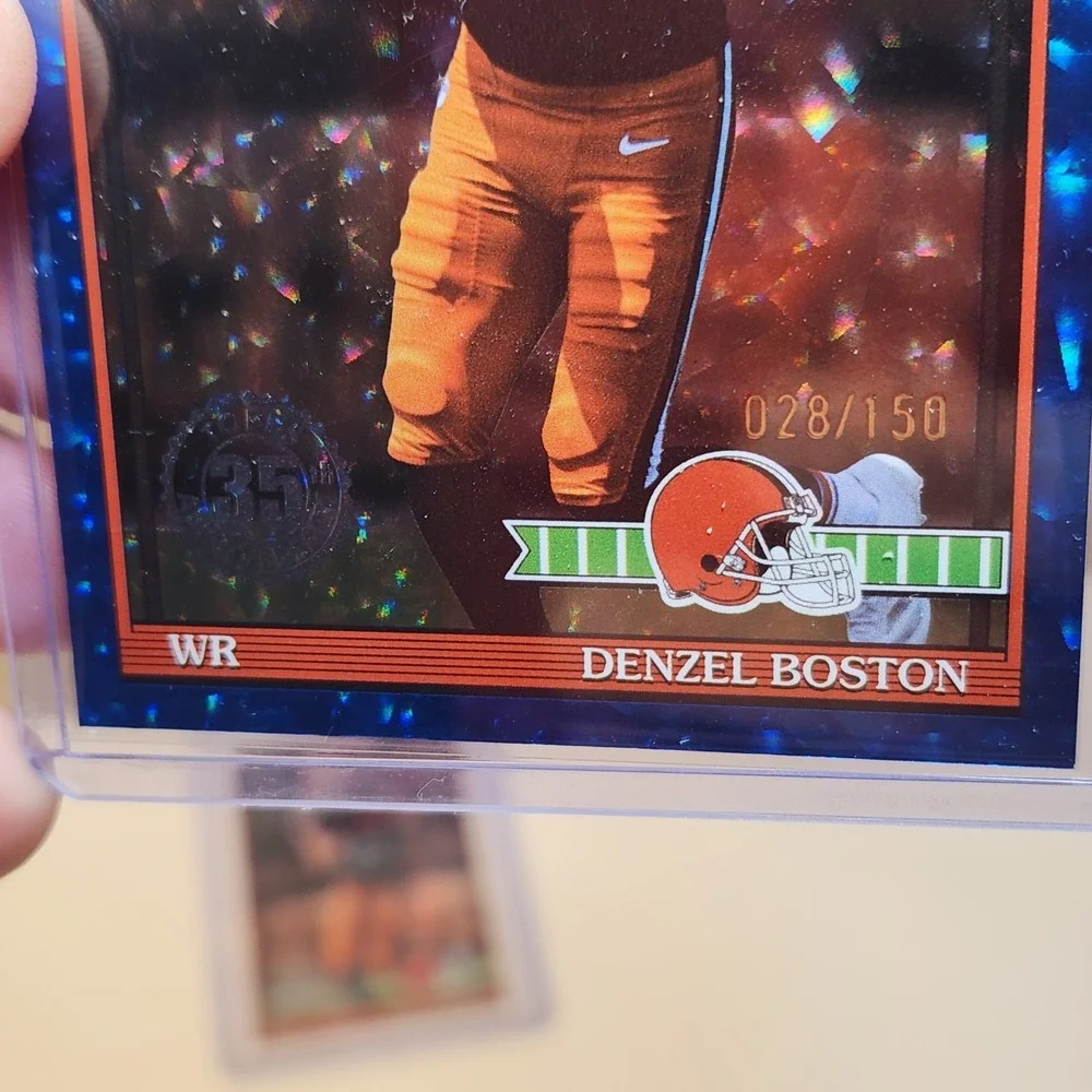 2026 Topps Flagship Denzel Boston Rookie Card Cleveland Browns RELIC Lot of 4